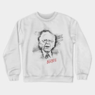 Bernie Sanders Sketch Drawing Crewneck Sweatshirt